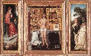 WEYDEN, Goossen van der Triptych of Abbot Antonius Tsgrooten painting